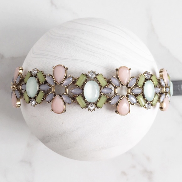 J. Crew Factory Pastel statement bracelet - Picture 1 of 6
